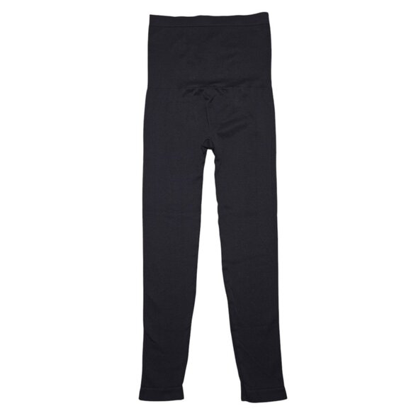 Spanx Leggings Womens Large Black Shapewear Activewear Tummy Control High Waist